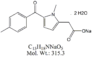 TMT00N: Tolmetin Sodium Dihydrate