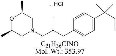 AMR00H: Amorolfine Hydrochloride