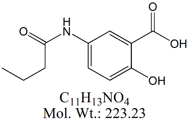 MSL34: Mesalazine N-Butyryl Impurity