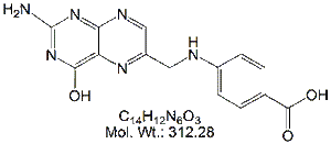MTX54: Methotrexate EP Impurity D Desmethyl Impurity