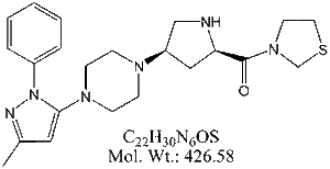 TGT51: Teneligliptin (2R,4R)-Isomer