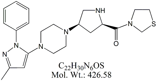TGT51: Teneligliptin (2R,4R)-Isomer