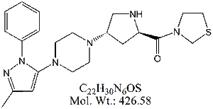 TGT52: Teneligliptin (2R,4S)-Isomer