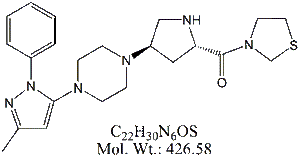 TGT53: Teneligliptin (2S,4R)-Isomer