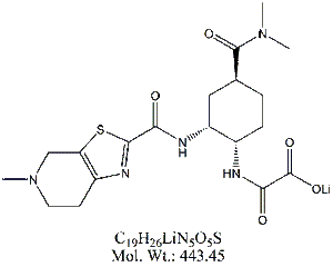 EDX61L: Edoxaban M1 (Lithium Salt)