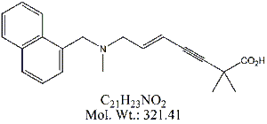 TBN50: Terbinafine Carboxylic Acid