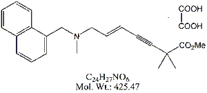 TBN51X: Terbinafine Carboxylic Acid Methyl Ester (Oxalate)