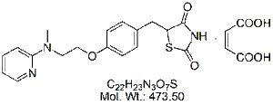 RGT00M: Rosiglitazone Maleate