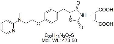 RGT00M: Rosiglitazone Maleate