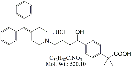 FXF07H: Fexofenadine EP Impurity G (HCl)