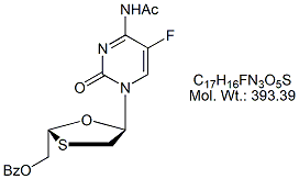 EMT77: Emtricitabine N-Acetyl O-Benzoyl 5-Epimer