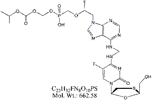 EMT80: Emtricitabine Tenofovir Monosoproxil Dimer