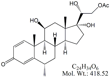 MSA01: Methylprednisolone Acetate EP Impurity A