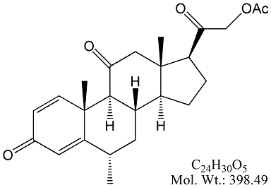 MSA06: Methylprednisolone Acetate EP Impurity F