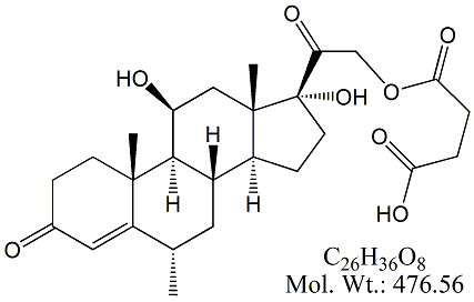 MHS04: Methylprednisolone Hydrogen Succinate EP Impurity D