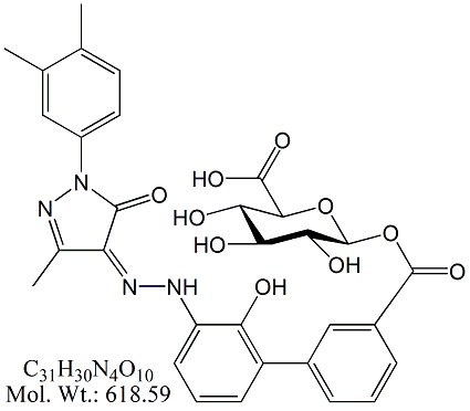 EBP53: Eltrombopag Glucuronide