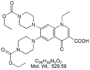 NFX10: Norfloxacin EP Impurity J