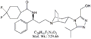 MRV63: Maraviroc 3-Hydroxymethyl Impurity