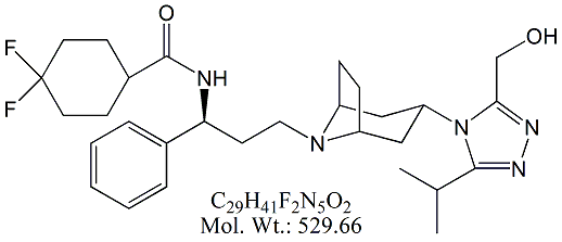 MRV63: Maraviroc 3-Hydroxymethyl Impurity