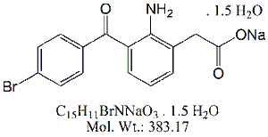BRF00N: Bromfenac Sodium (Sesquihydrate)