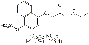 PPN54: Propranolol 4-Sulfate Impurity