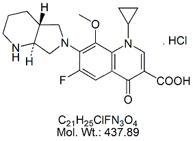 MXF50H: Moxifloxacin (4aR,7aS)-Isomer HCl
