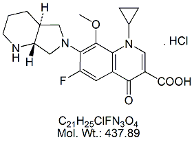 MXF51H: Moxifloxacin (4aS,7aR)-Isomer HCl