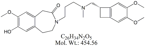 IVB70B: Ivabradine 7-O-Desmethyl Impurity (Base)