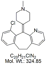 DLR55: Desloratadine N-Methyl 10-Chloro Analog
