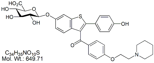 RLX57A: Raloxifene 6-β-D-Glucuronide