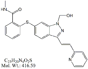 AXT54: Axitinib N-Hydroxymethyl Impurity