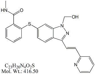 AXT54: Axitinib N-Hydroxymethyl Impurity