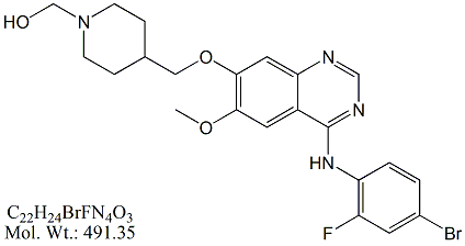 VDT51: Vandetanib N-Hydroxymethyl Analog