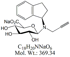 RSG55N: Rasagiline N-β-D-Glucuronide Sodium Salt
