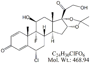FCA12: Fluocinolone Acetonide EP Impurity L