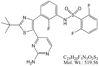 DBF00B: Dabrafenib (Base)