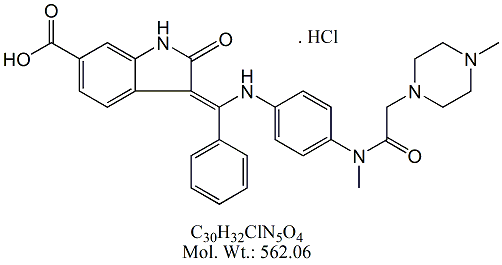 NTD50H: Nintedanib Carboxylic Acid (HCl)