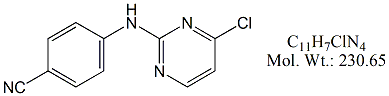 RLP56B: Rilpivirine Chloro Impurity