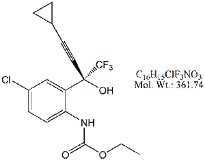EFV49: Efavirenz Amino Alcohol Ethyl Carbamate (USP)