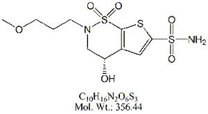 BRZ53: Brinzolamide (4S)-Hydroxy Analog