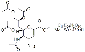 ZNM50: Zanamivir Amine Triacetate Methyl Ester