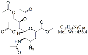 ZNM52: Zanamivir Azide Triacetate Methyl Ester