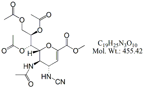ZNM60: Zanamivir N-Cyano Amine Triacetate Methyl Ester