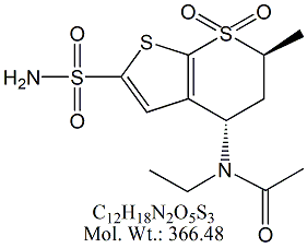 DZL45: Dorzolamide N-Acetyl Impurity