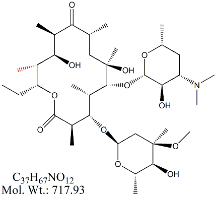 ETM62: Erythromycin 12-Deshydroxy Impurity