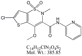 LNX54: Lornoxicam 4-Methoxy