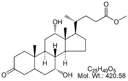 CDC53: Chenodeoxycholic Acid 12-Hydroxy 3-Oxo Methyl Ester