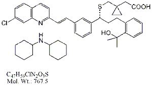 MTL00D: Montelukast Dicyclohexylamine