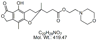 MCP40: Mycophenolate Mofetil O-Desmethyl Ether