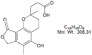 MCP51: Mycophenolic Acid O-Desmethyl 9-Oxo Ether